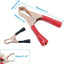 4 Pzas Clips Cocodrilo Aislados 50a Negro Rojo