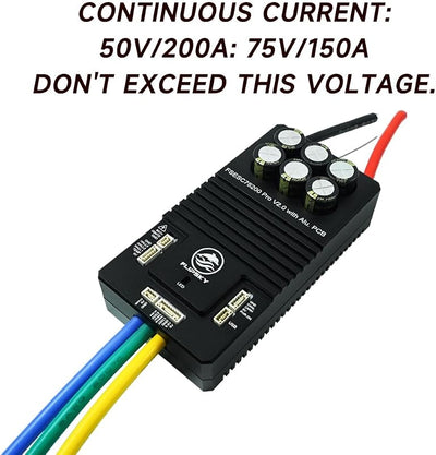 Controlador VESC 84V 200A con PCB aluminio para monopatín