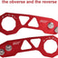 Gancho remolque aluminio rojo coche carreras
