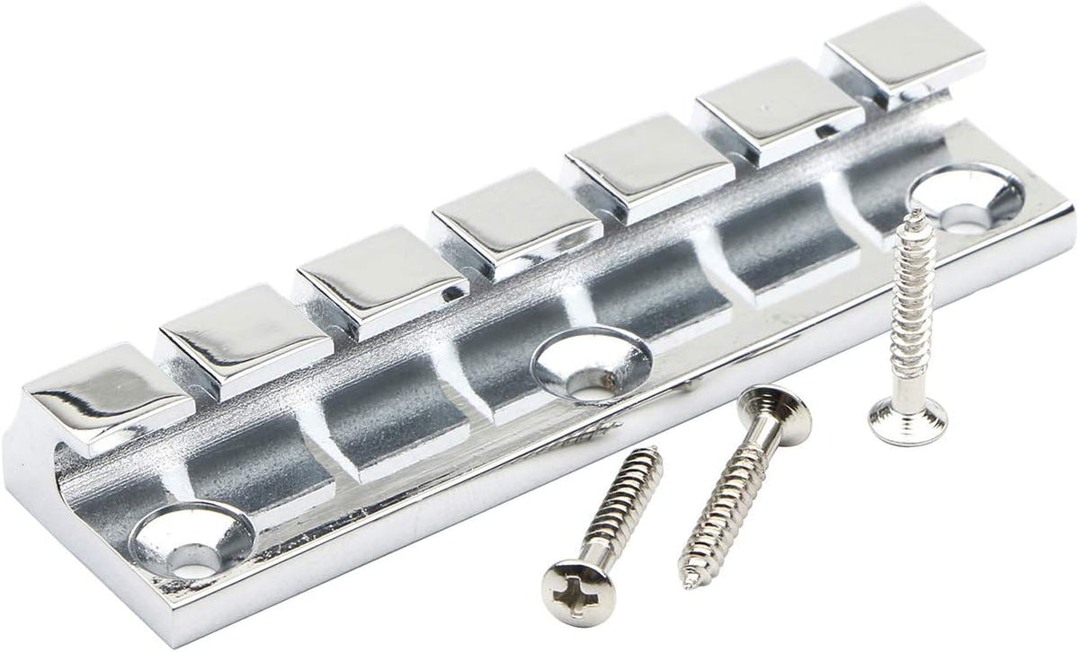 6 Cuerdas Metal Puente Rígido para Guitarra Fender