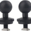 Bola pista 1" perno T para brazo doble zócalo RAM B 2unid