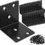 20 Soportes Metal L 90 Grados 2x2pulg para Muebles
