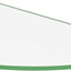 Estante esquinero cristal cromado 12x8pulg