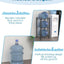 Soporte jarra agua 5gal 3 niveles negro resistente