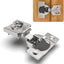 Set 30 bisagras 3/4" cierre suave 4D ajustable níquel