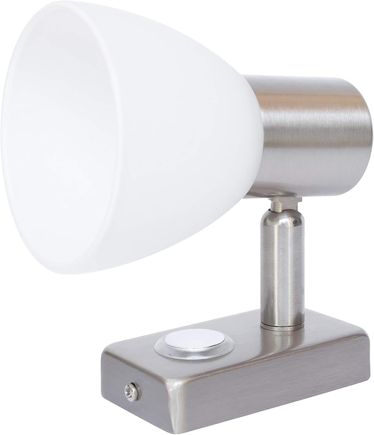 Luz lectura RV 12V barco yate interruptor táctil níquel