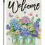 Bandera primavera jardín 12x18pulg arpillera decoración patio