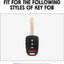 2 Pzas Funda Fibra Carbono Silicona Comp Honda Accord Civic