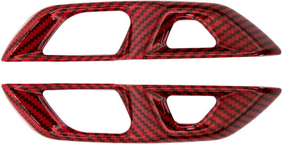 Interruptor bloqueo puerta fibra carbono roja Corvette C8