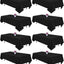 8 Manteles Negros 60x102pulg Rectangulares Poliéster