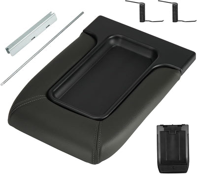 Tapa apoyabrazos consola Chevy Silverado 2001-06 gris oscuro