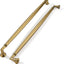 10 Tiradores Gabinete 10" Bronce Champán Latón Sólido