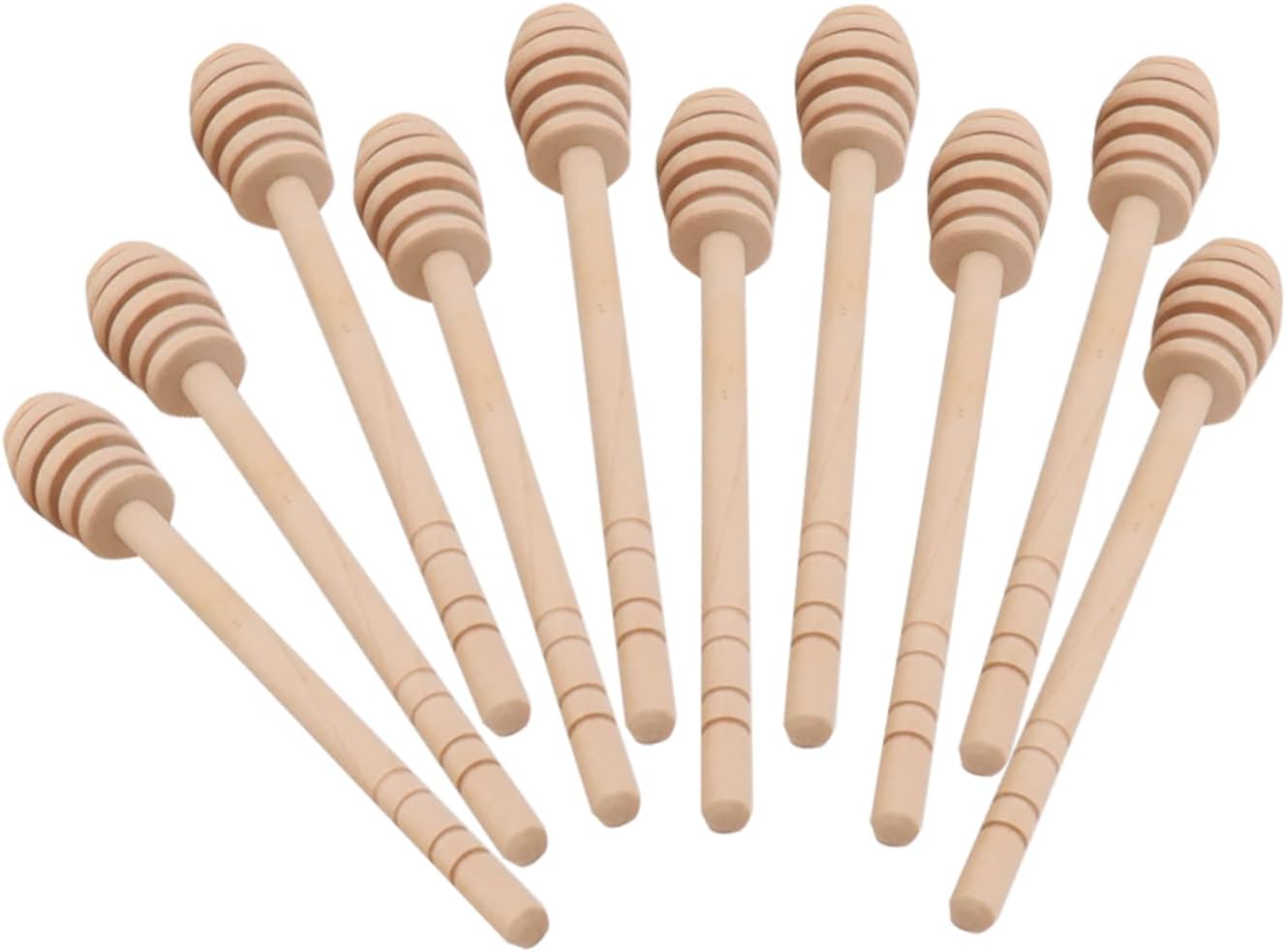 Agitador madera para mezclar miel 6pulg 20uds