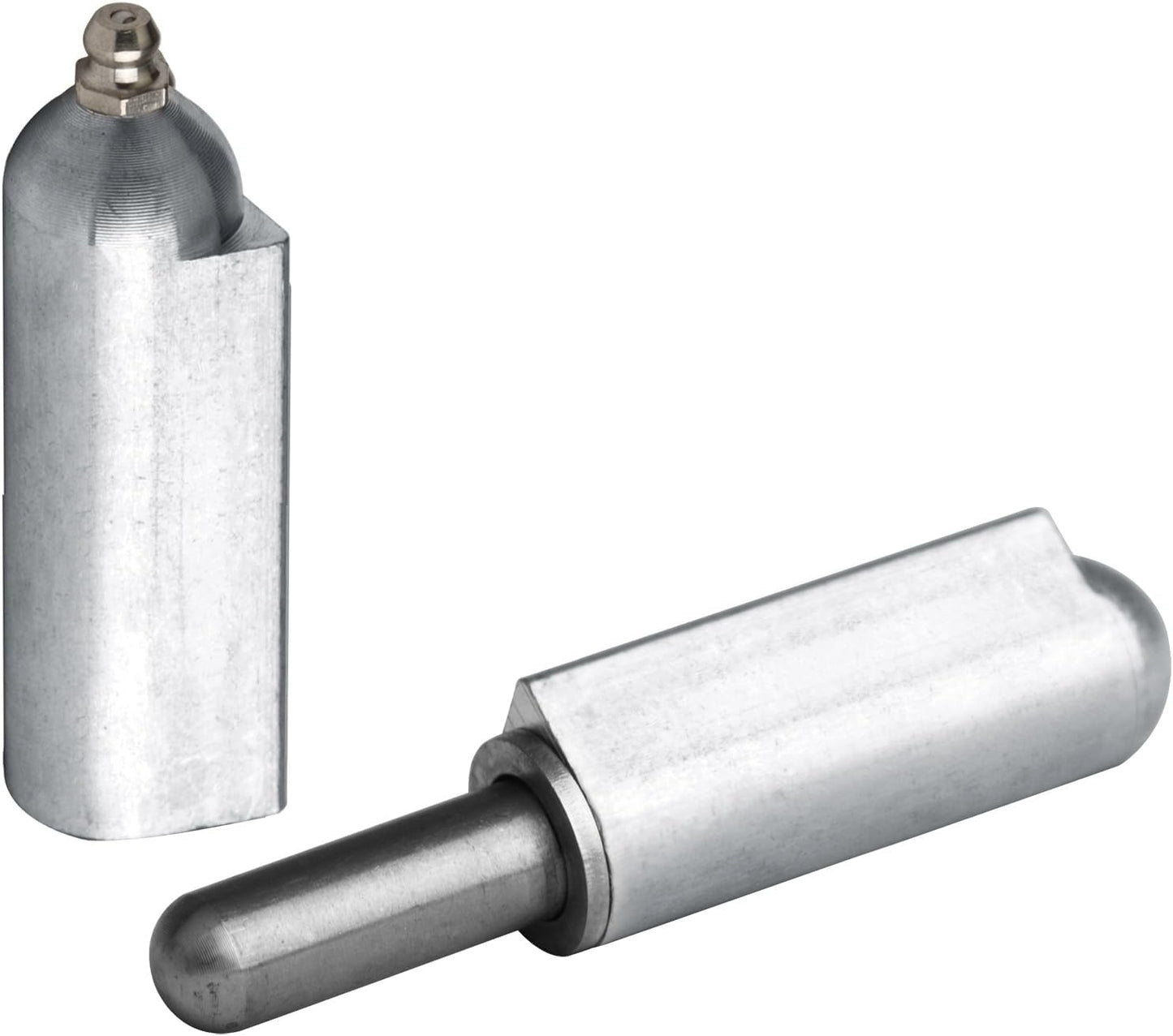 4 Bisagras Aluminio 6x3/4pulg con Grasa Zerk para Puerta Metal
