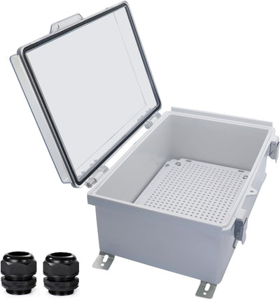 Caja eléctrica impermeable IP67 ABS plástico soporte pared