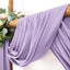 Cortinaje arco boda 2 paneles 30x18pulg gasa lila