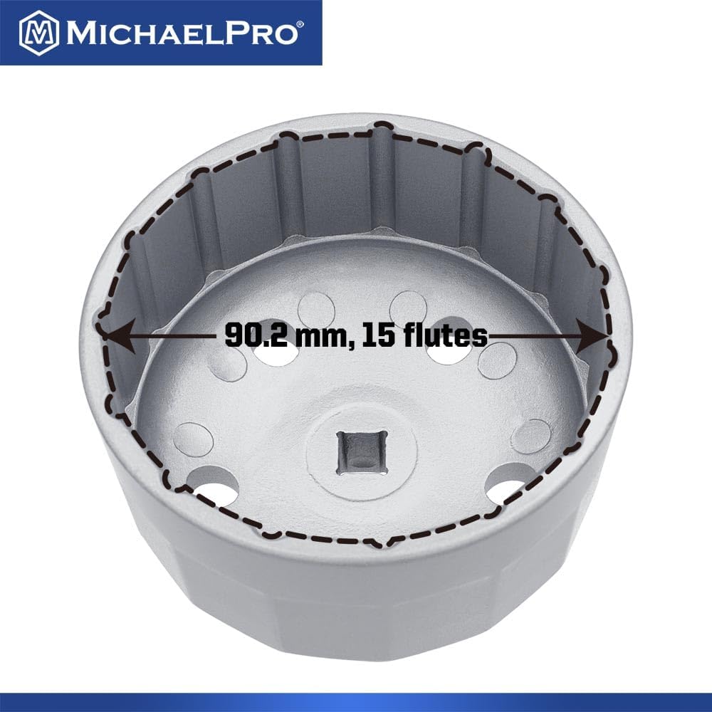 Llave filtro aceite comp Land Rover 3.0L-5.0L 15 flautas