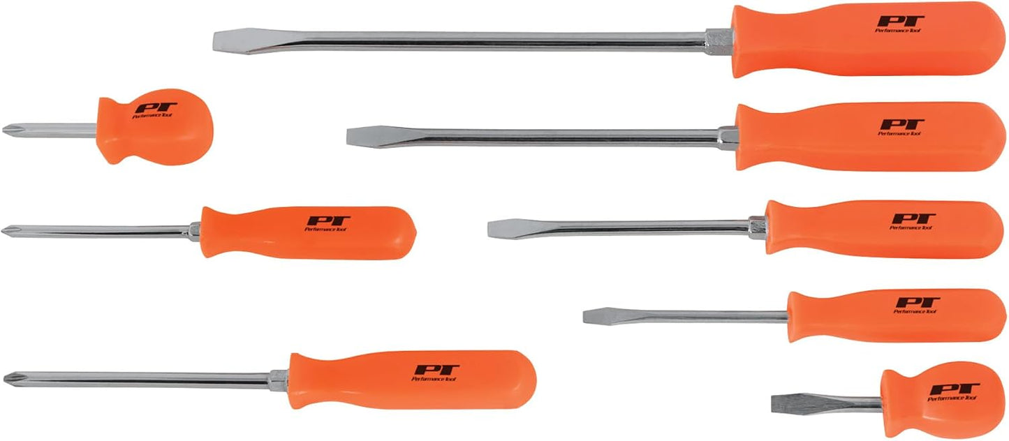 Set 8 Pzas Destornilladores Naranja
