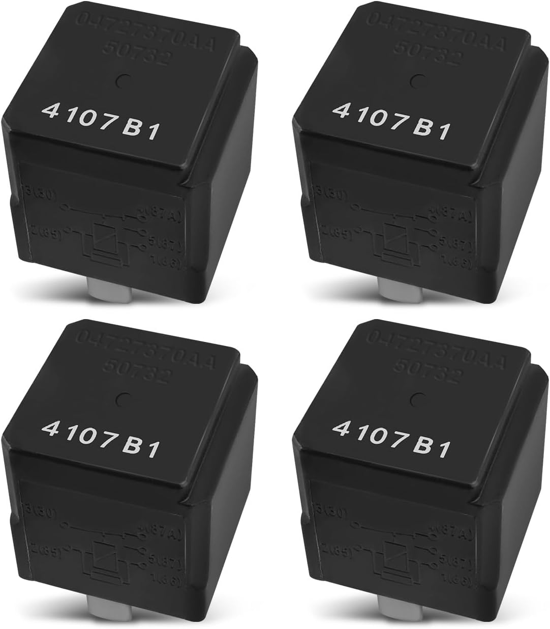 Relé automotriz 12VDC 5 pines Chrysler Dodge Jeep Ram 4 Uds