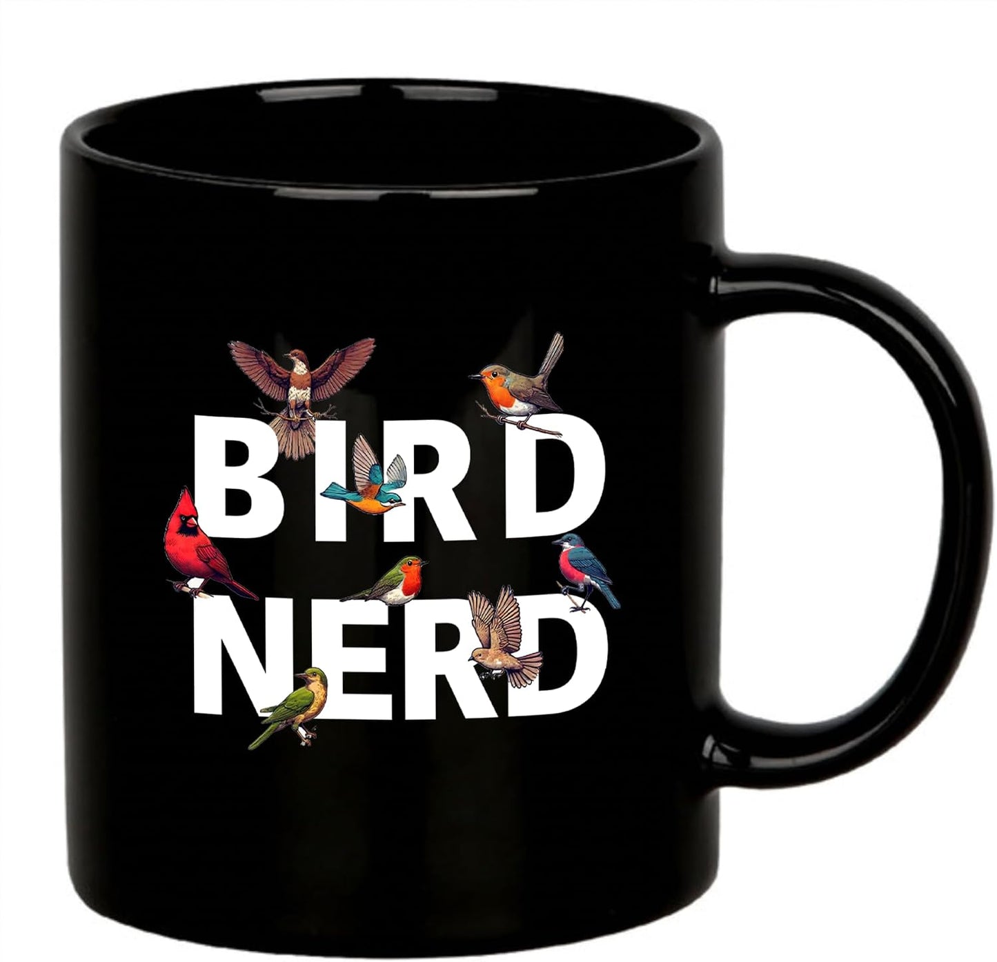 Taza regalo para amantes de los pájaros y naturaleza