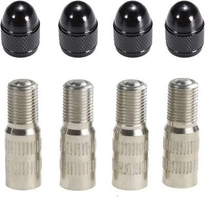 4 Extensores Válvula Neumático 0.98pulg para Auto Bici