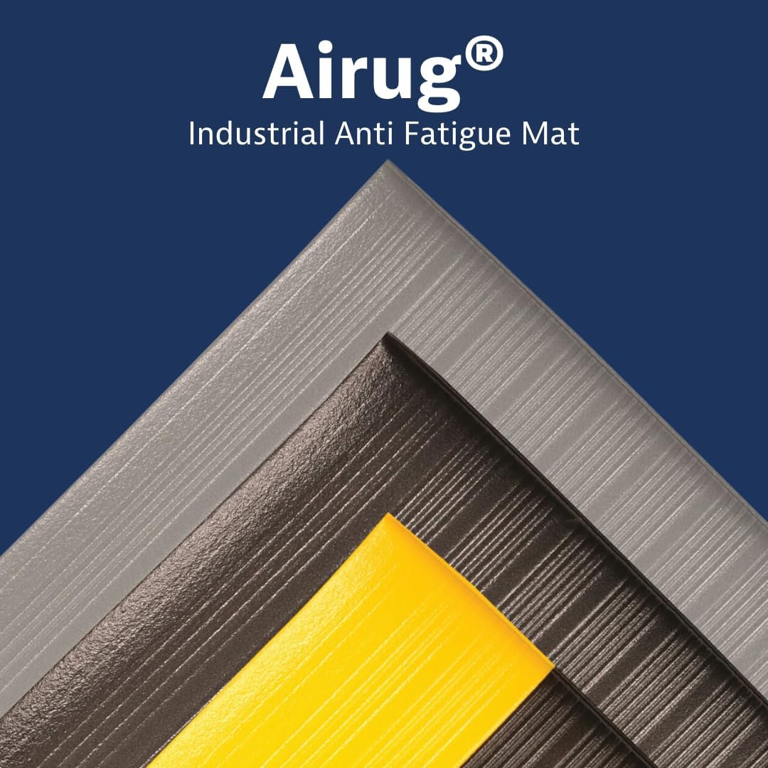 Alfombrilla antifatiga 2x60pulg acanalada con bordes