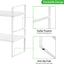 Estante ampliable para cocina baño despensa resistente