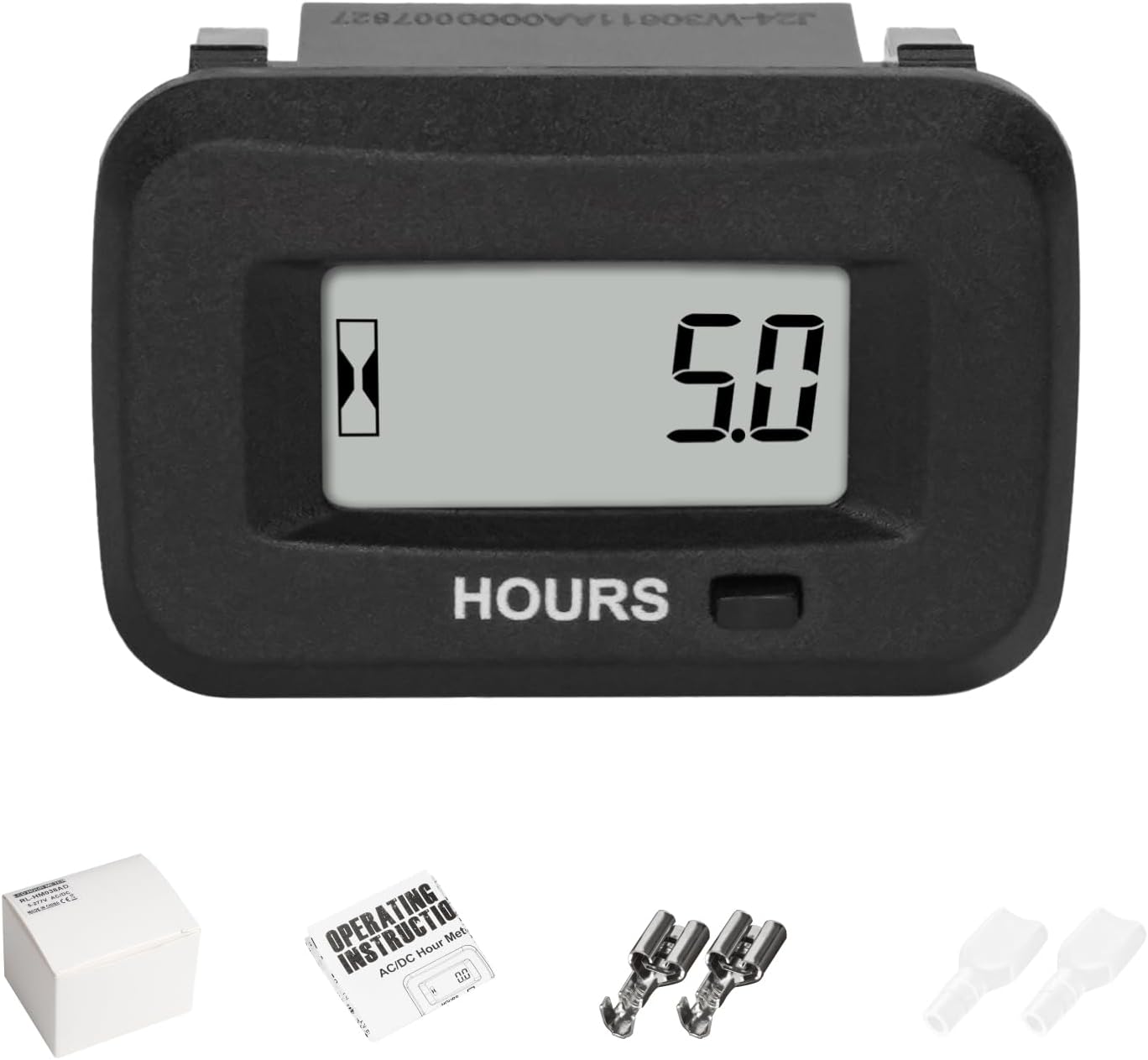 Kit medidor horas LCD digital AC/DC 5V a 277V