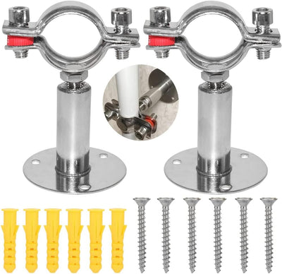Abrazadera tubo 2pulg acero inox ajustable pared techo