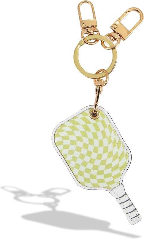 Funda llavero AirTag compatible con pala pickleball verde