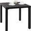 Mesa auxiliar cuadrada metal color negro