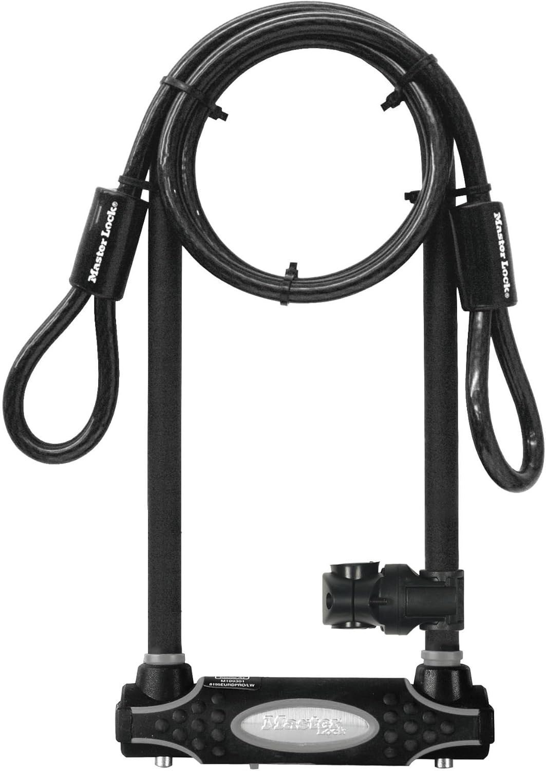 Candado bicicleta antirrobo con cable negro 8285EC