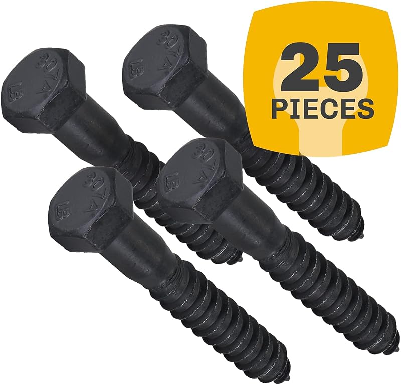 25 Pzas pernos retraso negro BLAKOTE cerámica 4 capas