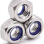 Tuercas bloqueo hex 304 acero inox M10-1.5 12 pzas