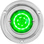Luz clásica de sandía verde 18 LED acero inox