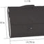 Bolsa almacenamiento aspiradora negro 15x15.94x5"