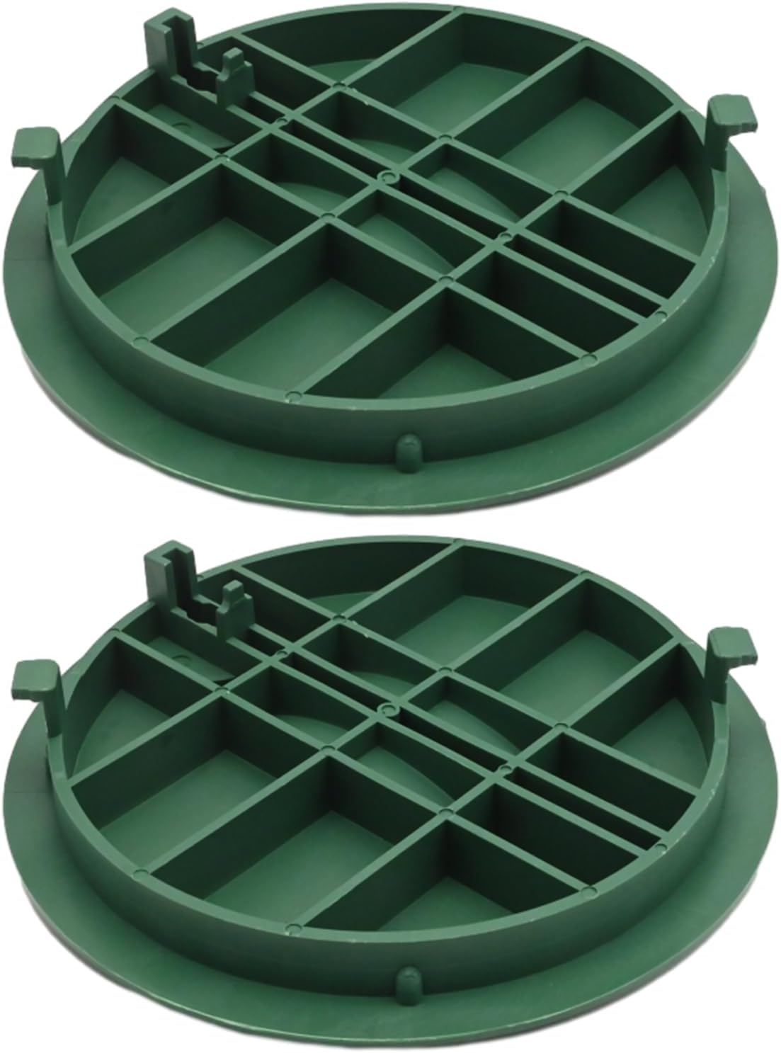 2 Tapos Universales 10" Válvula Rociador Verde