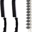 Cepillo hendiduras cerdas duras baño cocina 3uds negro blanco