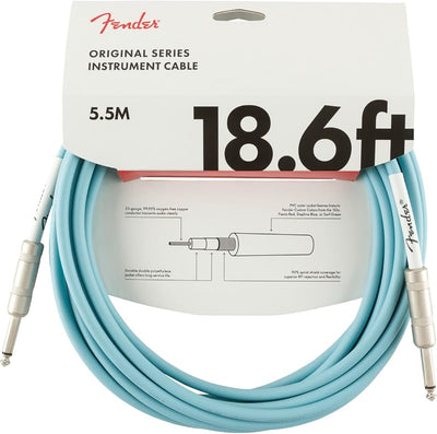Cable guitarra Fender serie original Daphne Blue 18.6ft