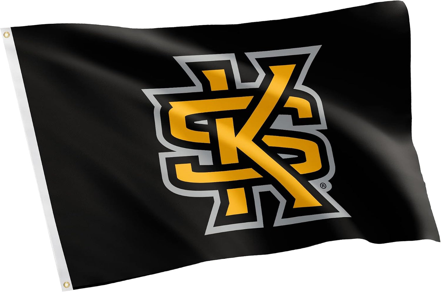 Bandera búhos KSU 3x5ft tela poliéster duradera