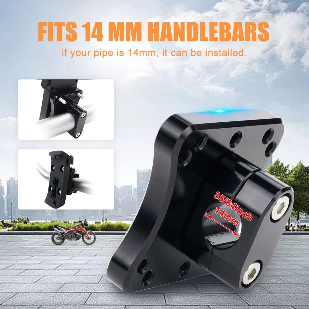 Soporte GPS para KLR650 2022 motocicleta