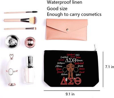 Bolsa maquillaje con cremallera regalo hermandad mujer