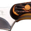 Cuchillo hoja fija 3.25" mango hueso simulado