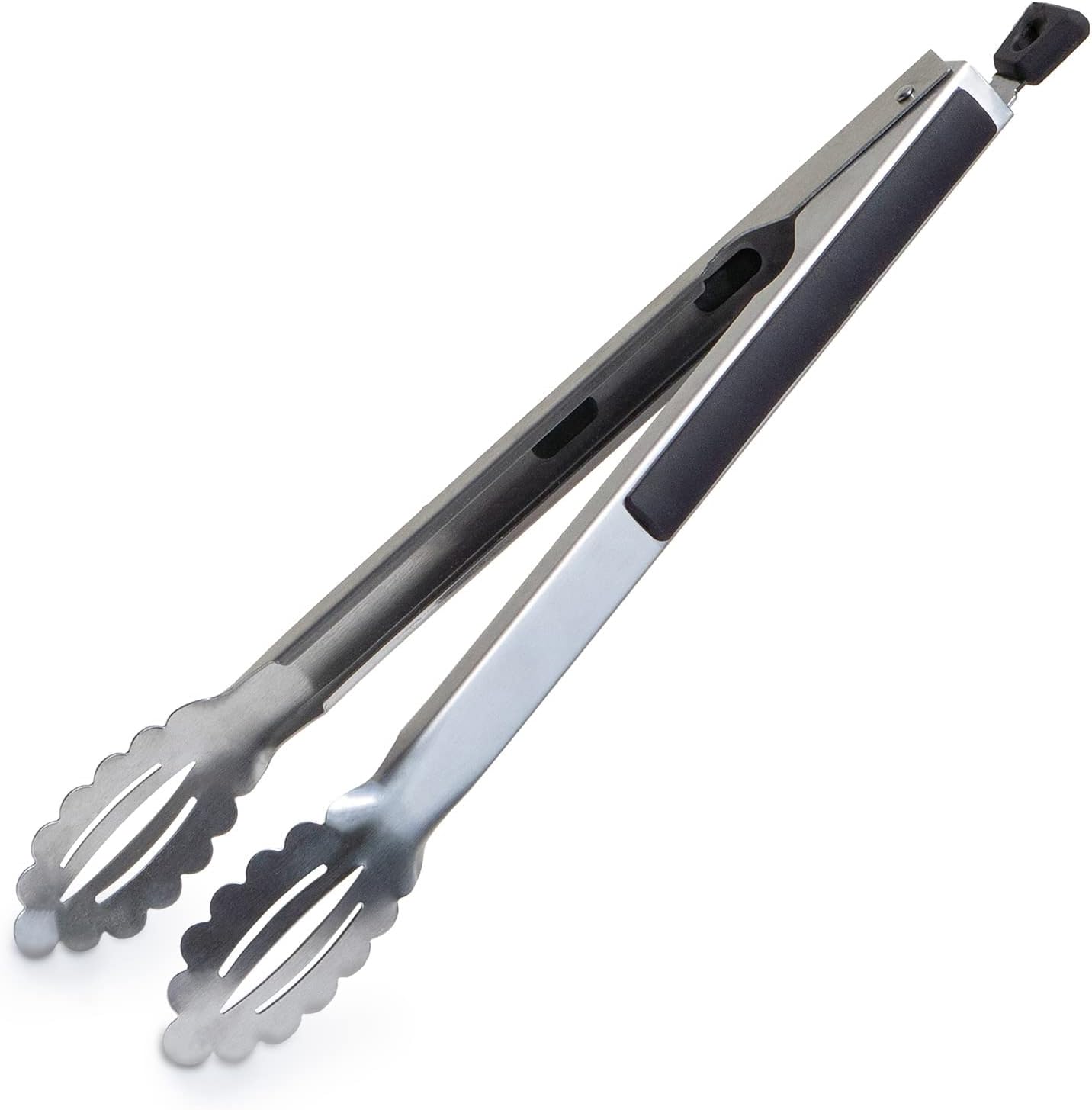 Pinzas acero inox 16pulg antideslizante para asar cocinar