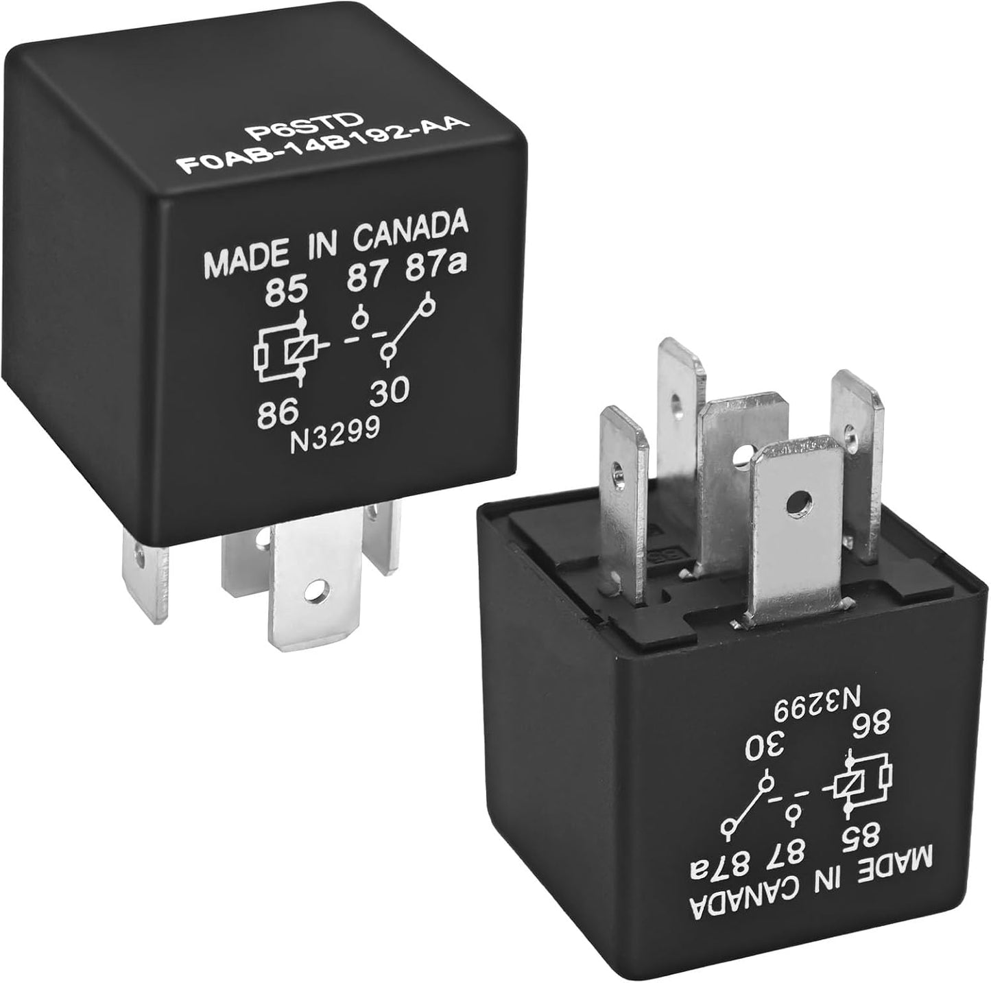 Relé Automotriz 5 pines 40A 12VDC para Ford
