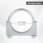Abrazaderas U 2.5" anticorrosión pack 2