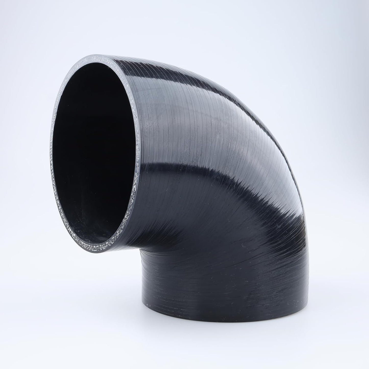 Acoplador codo 90 grados manguera silicona 4.72"