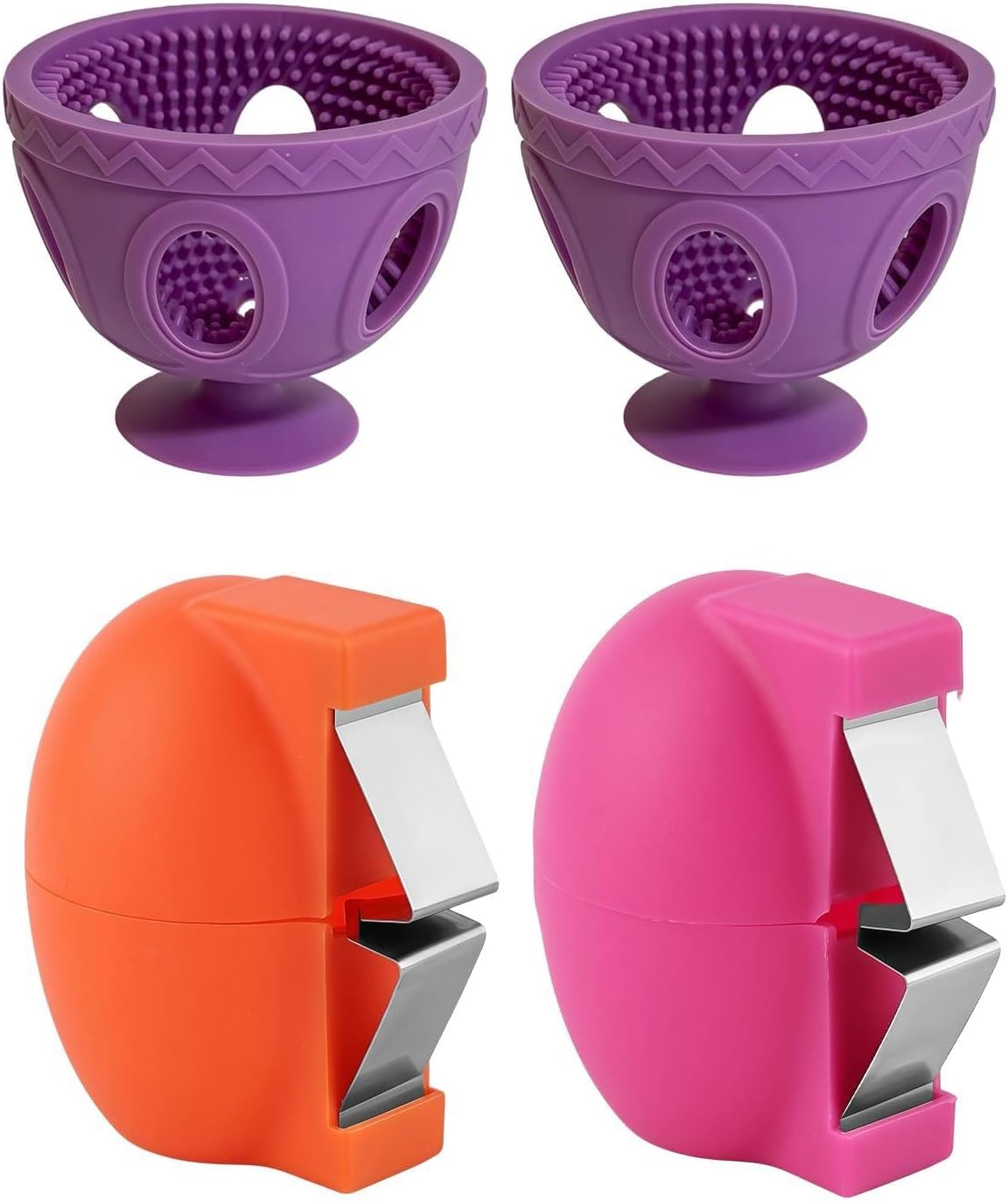 Cepillo silicona para lavar y abrir huevos
