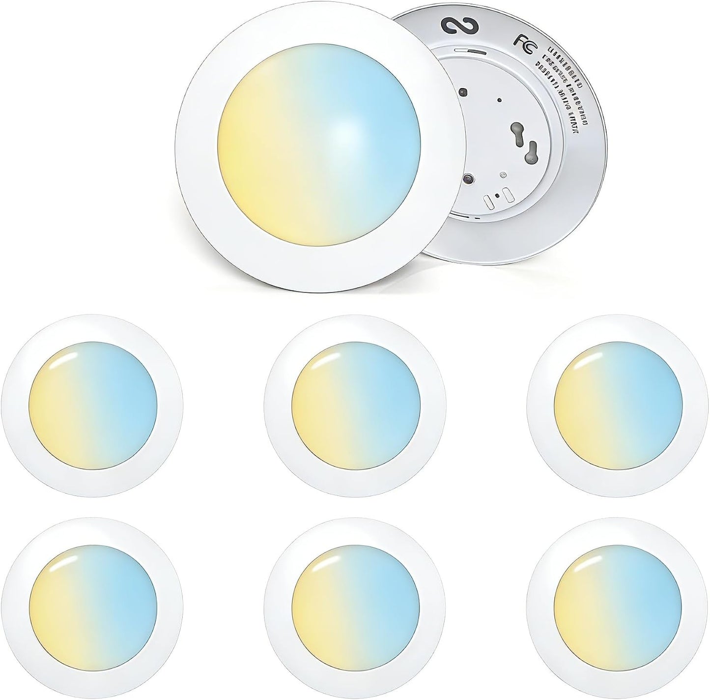 Luz techo embutida 5/6pulg LED regulable 14.8W 1000lm