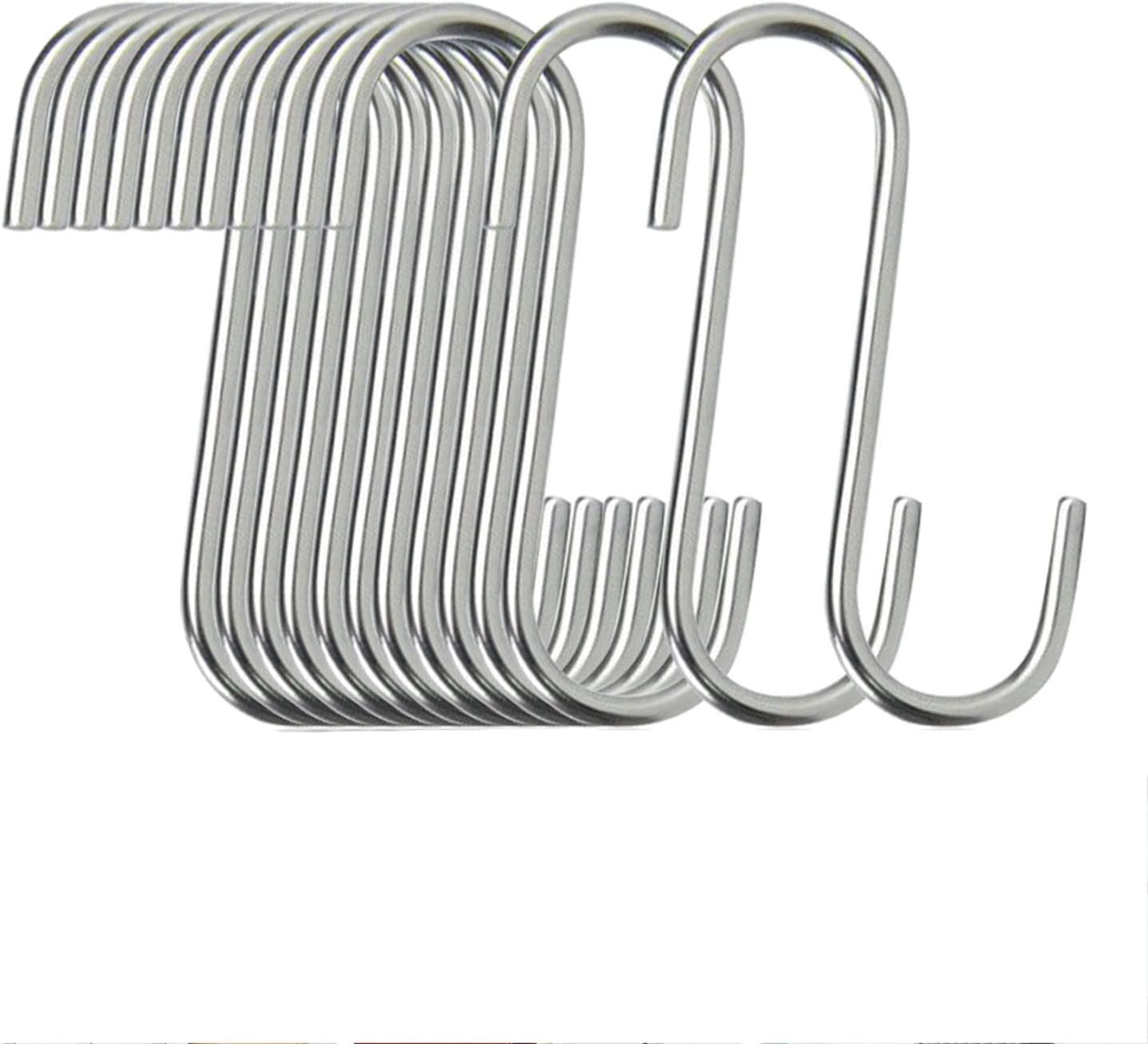 100 Ganchos S Acero Inox Reutiliz. para Cocina Armario